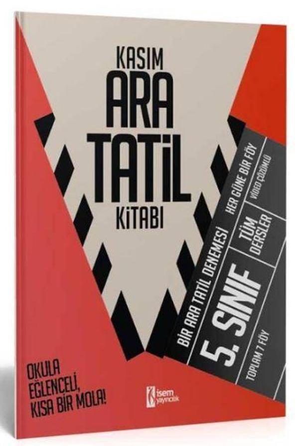 5. Sınıf Kasım Ara Tatil Kitabı - İsem Yayıncılık - Image 1