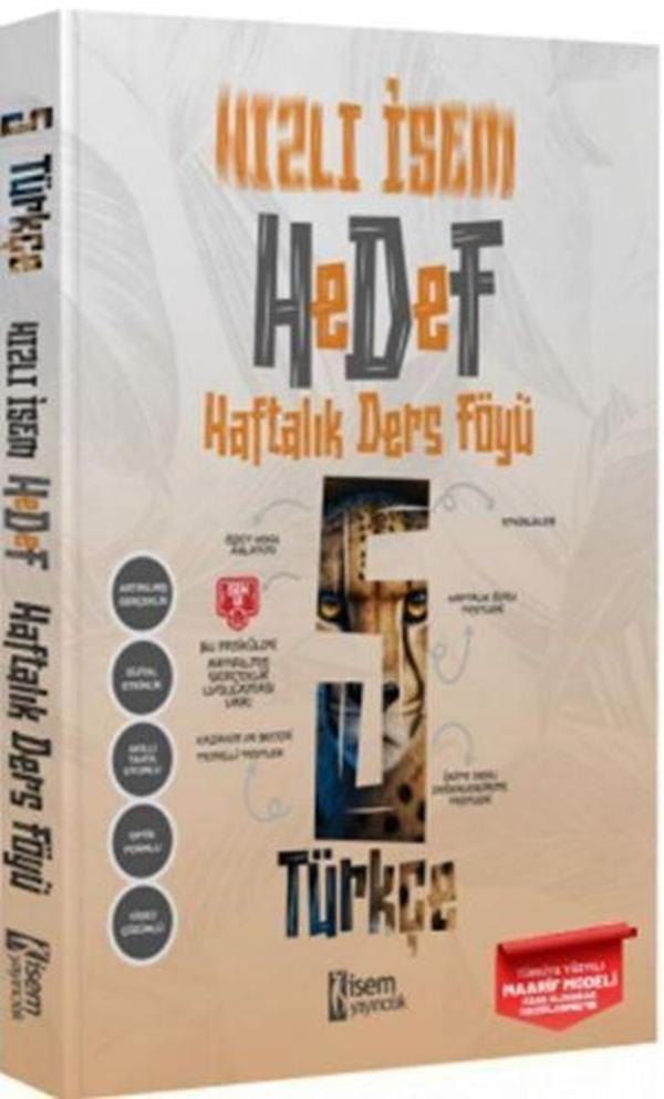 5. Sınıf Türkçe Haftalık Ders Föyü - İsem Yayıncılık - Image 1