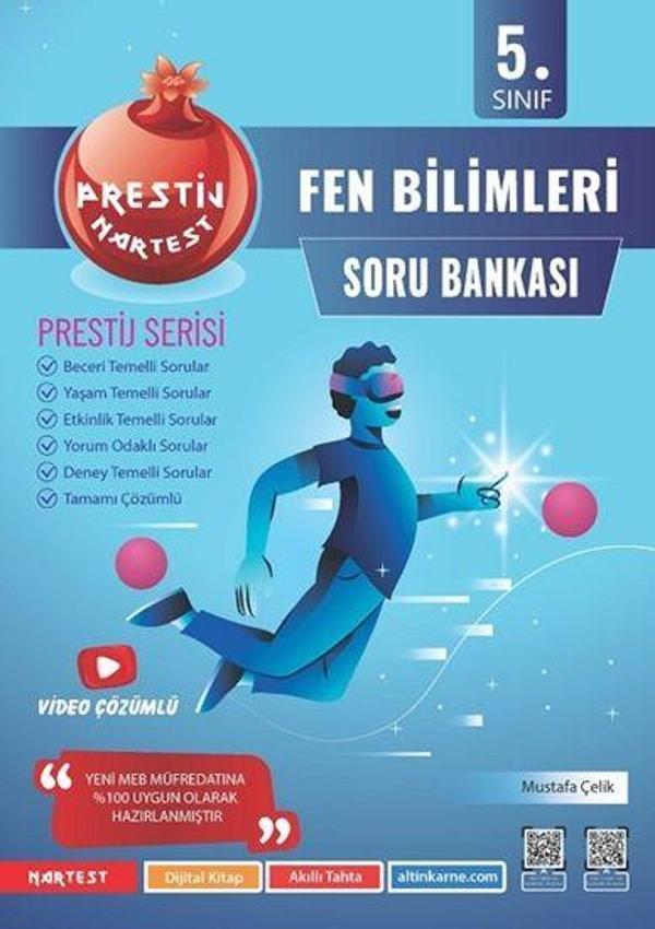 5. Sınıf Prestij Fen Bilimleri Soru Bankası - Nartest Yayınevi - Image 1