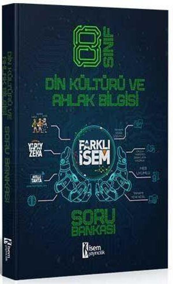 8. Sınıf Farklı İsem Din Kültürü ve Ahlak Bilgisi Soru Bankası - İsem Yayıncılık - Image 1