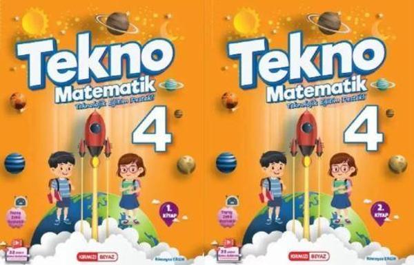 4. Sınıf Tekno Teknolojik Eğitim Destekli Matematik 1. ve 2. Kitap - Kırmızı Beyaz Yayınları - Image 1