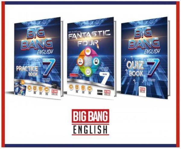 7. Sınıf Big Bang English 3'lü Set - Kırmızı Beyaz Yayınları - Image 1