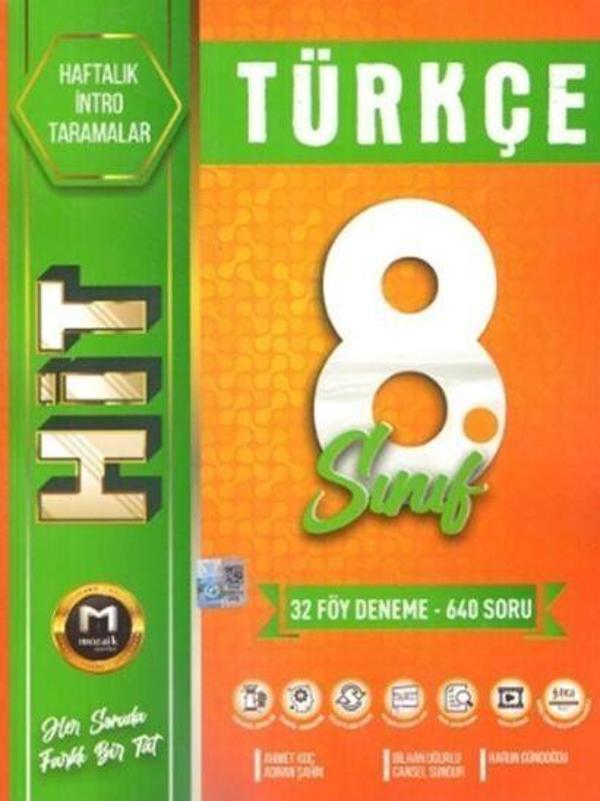 8. Sınıf Türkçe HİT 32 Deneme - Mozaik Yayınları - Image 1