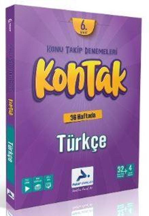 6. Sınıf Kontak Türkçe Denemeleri - Paraf Yayınları - Image 1