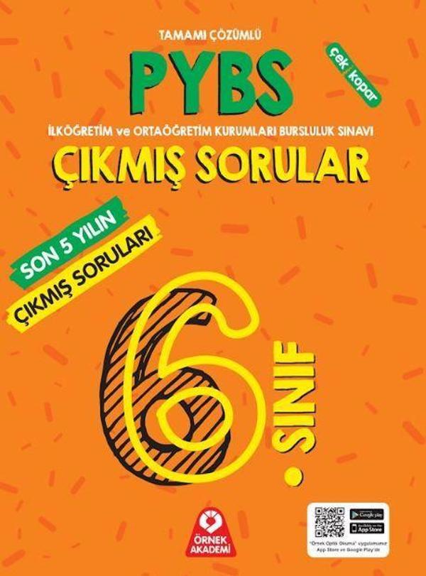 6. Sınıf PYBS Son 5 Yılın Çıkmış Soruları Tamamı Çözümlü - Örnek Akademi - Image 1