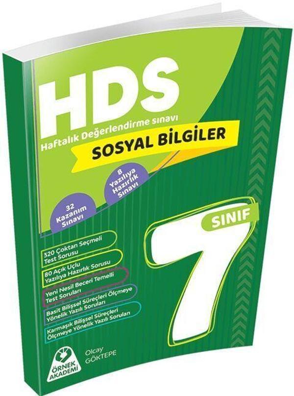 7. Sınıf Sosyal Bilgiler Haftalık Değerlendirme Sınavı HDS - Örnek Akademi - Image 1