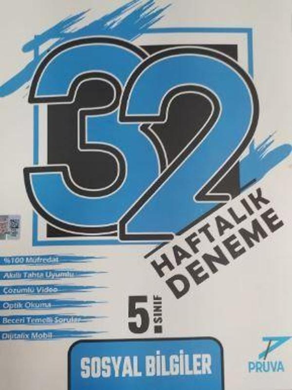 Pruva 5. Sınıf Sosyal 32 Haftalık Deneme - Pruva Akademi - Image 1