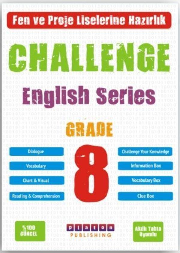 8. Sınıf İngilizce - Challenge English Series Grade - Platon Yayıncılık - Image 1