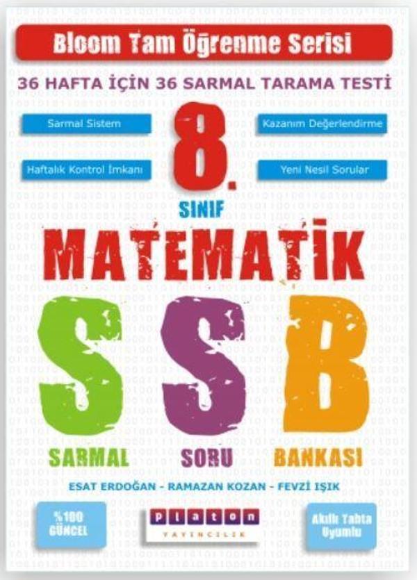 8. Sınıf Matematik Sarmal Soru Bankası - Platon Yayıncılık - Image 1