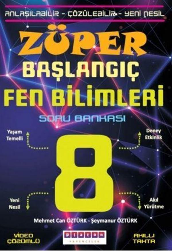 8. Sınıf Züper Başlangıç Fen Bilimleri Soru Bankası - Platon Yayıncılık - Image 1