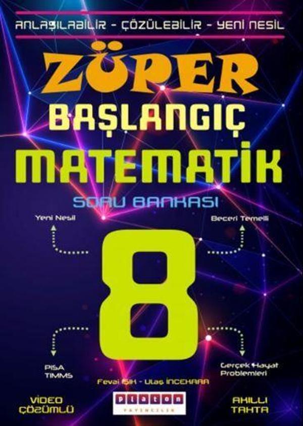 8. Sınıf Züper Başlangıç Matematik Soru Bankası - Platon Yayıncılık - Image 1