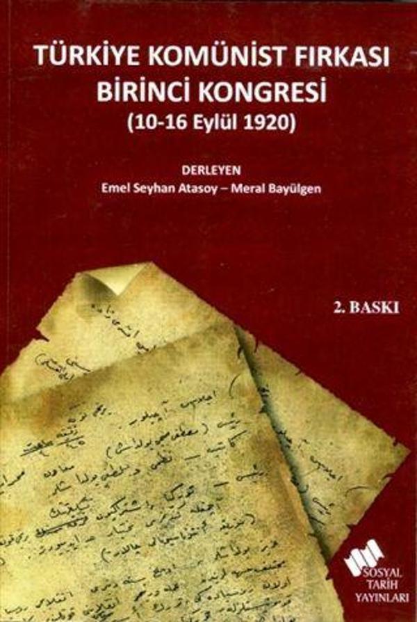 Türkiye Komünist Fırkası Birinci Kongresi (10-16 Eylül 1920) - Sosyal Tarih Yayınları - Image 1