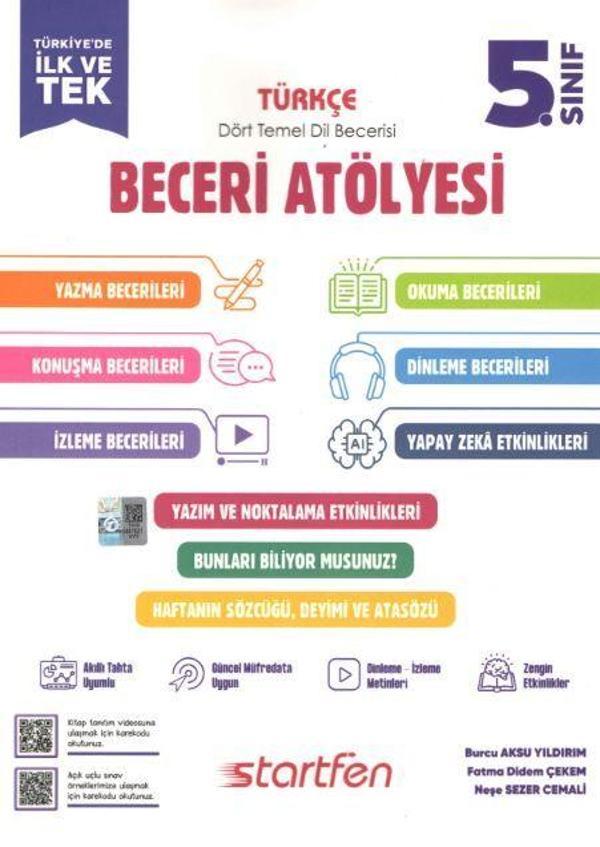 5. Sınıf Beceri Atölyesi - Startfen Yayınları - Image 1