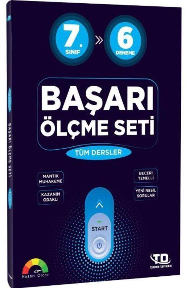 7. Sınıf Tüm Dersler Başarı Ölçme Seti 6 Deneme Sınavı - Tandem Yayınları - Image 1