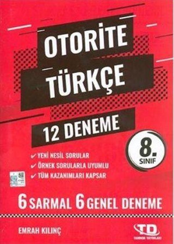 8. Sınıf Türkçe Otorite 12 Deneme - Tandem Yayınları - Image 1