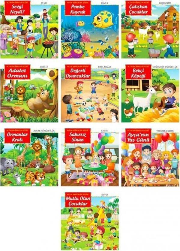 Altın Değerler Dizisi (10 Kitap Set) - Tandem Yayınları - Image 1