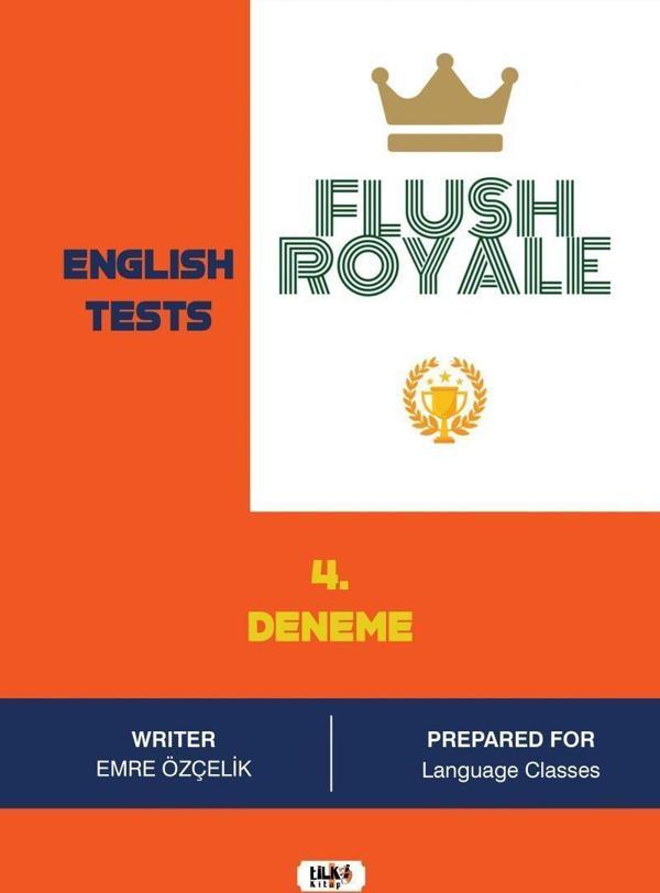 Flush Royale English Tests 4 - Tilki Kitap - Image 1