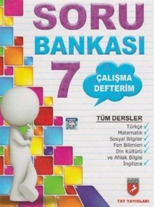 Çalışma Defterim Tüm Dersler Soru Bankası 7. Sınıf - Tay Yayınları - Image 1