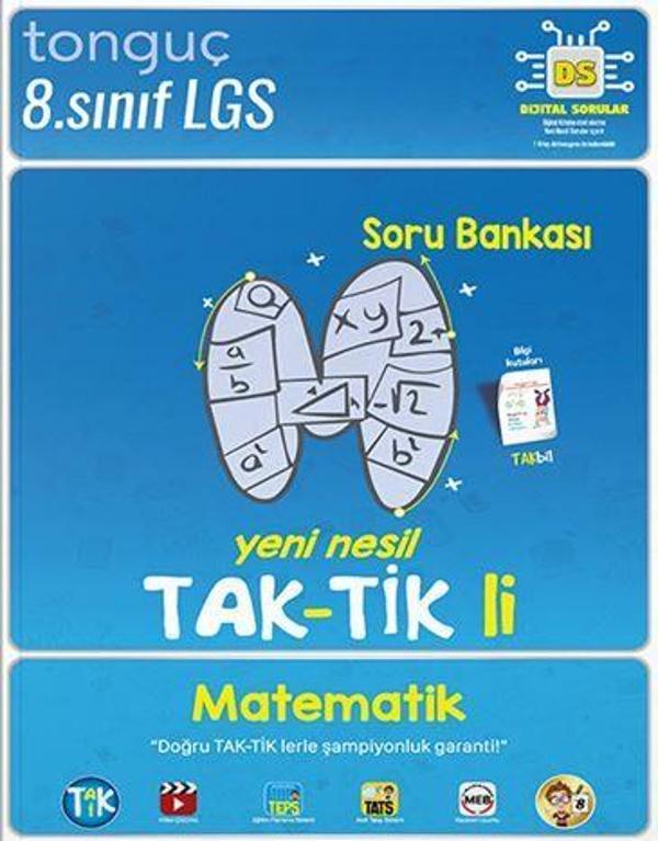 8. Sınıf Matematik Taktikli Soru Bankası - Tonguç Akademi - Image 1
