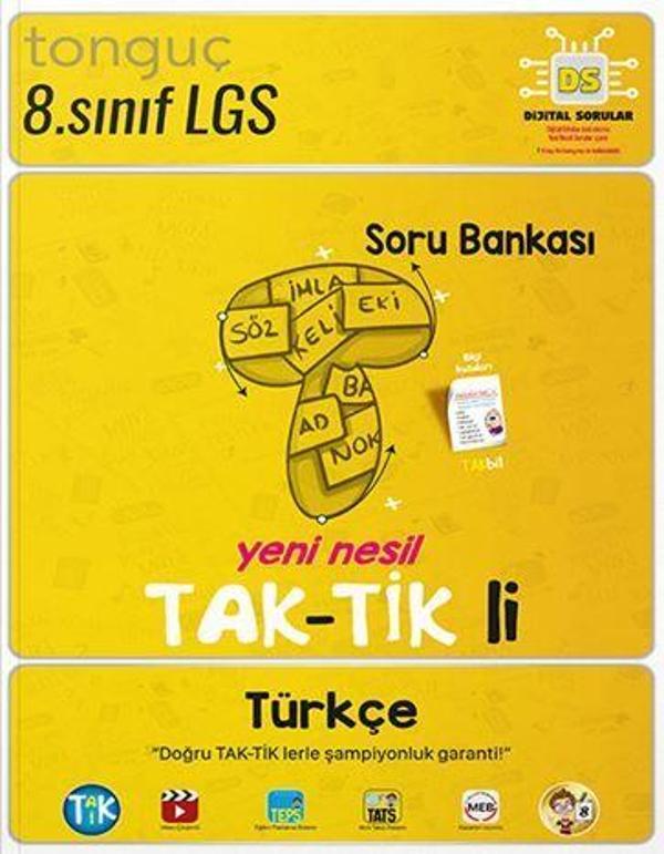 8. Sınıf Türkçe Taktikli Soru Bankası - Tonguç Akademi - Image 1
