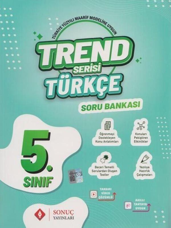 5. Sınıf Türkçe Trend Serisi Soru Bankası - Sonuç Yayınları - Image 1