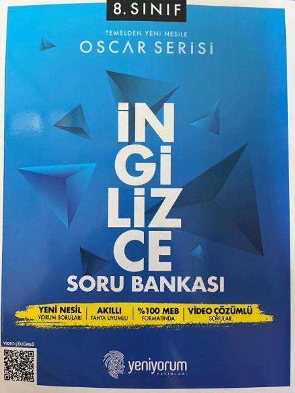 8. Sınıf Oscar Serisi İngilizce Soru Bankası - Yeniyorum Yayınları - Image 1