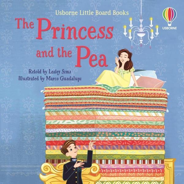 Little Board Books: The Princess and the Pea - Usborne - Image 1