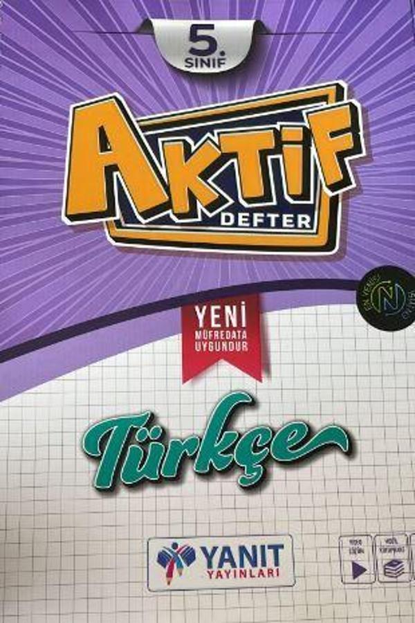 5. Sınıf Türkçe Aktif Defter - Yanıt Yayınları - Image 1