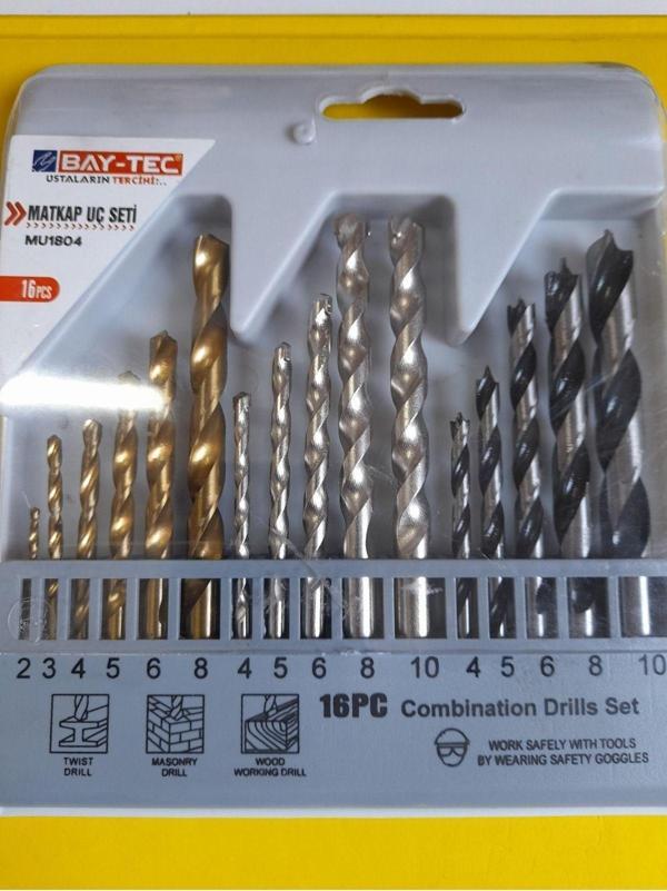 BAY-TEC MATKAP UÇ SETİ 16 PCS (MU-1804) - Image 1