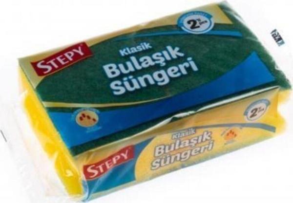 STEPY OLUKLU BULAŞIK SÜNGERİ 2 Lİ - Image 1