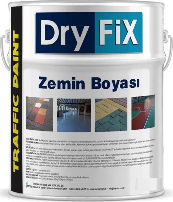 DryFix Traffic Paint Zemin Boyası 5 Kg Ral 5015 Mavi - Image 1