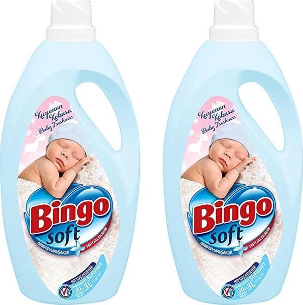 Bingo Soft Kuzumun Kokusu Çamaşır Yumuşatıcısı 3 lt x 2 Adet - Image 1