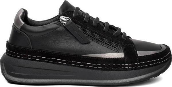 MAMMAMİA D24KA-320 KALIN TABAN  KADIN DERİ SPOR AYAKKABI - Image 1