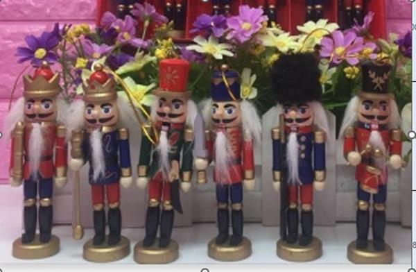 Himarry KURŞUN ASKER AHŞAP DEKORATİF EŞYA (6lı SET 13CM) - Image 1