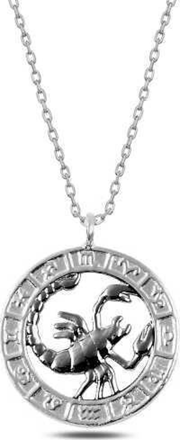 Himarry 925 Ayar ​​Gümüş Akrep Burcu Kolye - Image 1