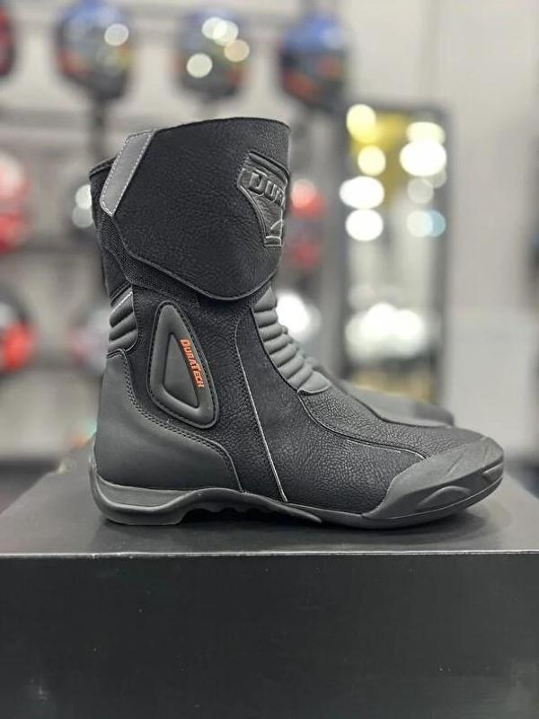 Forte Gt Duratech 29 Como Korumalı Uzun Motosiklet Botu 40 Numara Siyah - Image 1