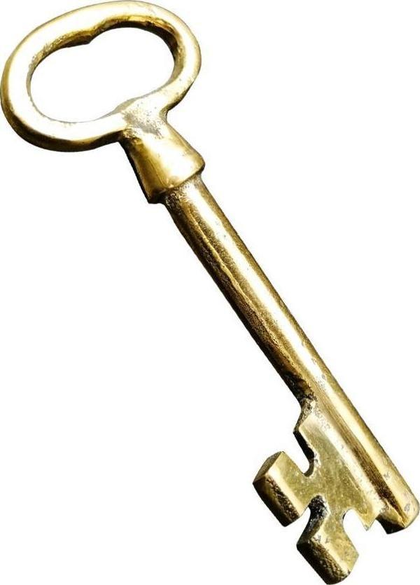 Anahtar Duvar Süsü Pirinç Döküm N9 Anahtar  - Image 1