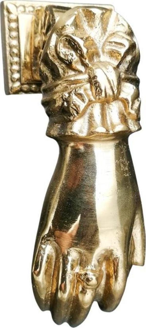 El Kapı Tokmağı Pirinç Döküm Dekoratif Kapı Taktağı N1   - Image 1