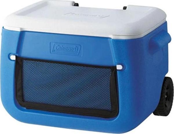 Coleman Poly-Lite Wheeled Mesh 50Qt Tekerl.Soğutuc   - Image 1