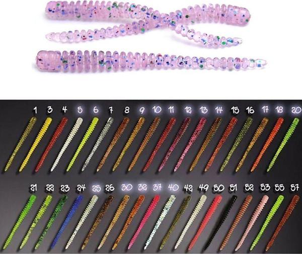 Crazy Fish Cruel Leech Silicon 55 mm Color  27   - Image 1