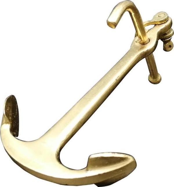 Pirinç Döküm Büyük Boy 100gr Çıpa Admiraltı - Image 1