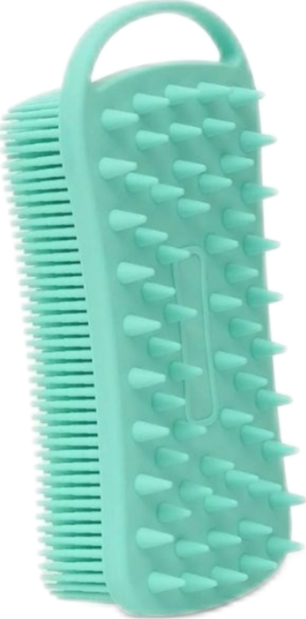 Vücut Fırçası Ergonomik Peeling Masaj Etkili Taşınabilir Askılı Yumuşak Silikon Banyo Vücut Fırçası  - Image 1