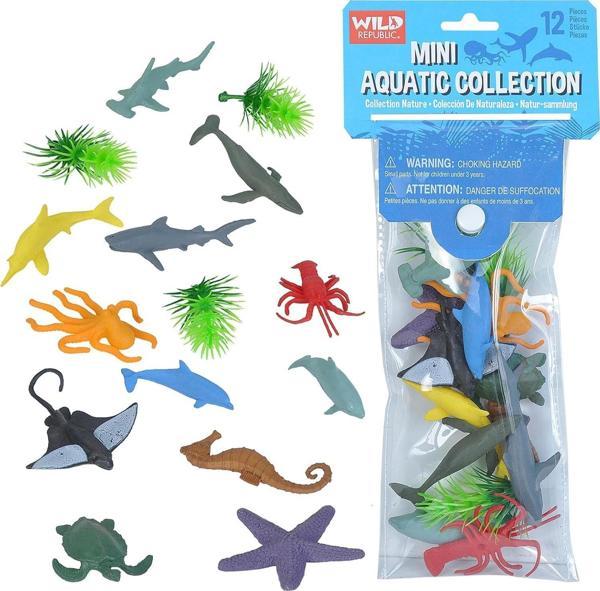 Wild Republic Mini Su Dünyası Koleksiyonu 15 parça 22117 - Image 1