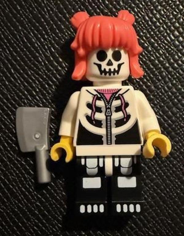 Orjinal Lego Minifigür Skeleton Hoodie Costume Girl - Image 1