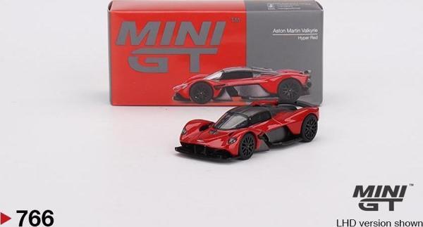 Mini Gt Aston Martin Valkyrie Hyper Red 766 - Image 1