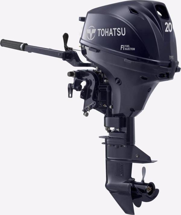 Tohatsu MFS 20E EPTL Uzun Şaft  Marşlı Trimli 4 Zamanlı Deniz Motoru - Image 1