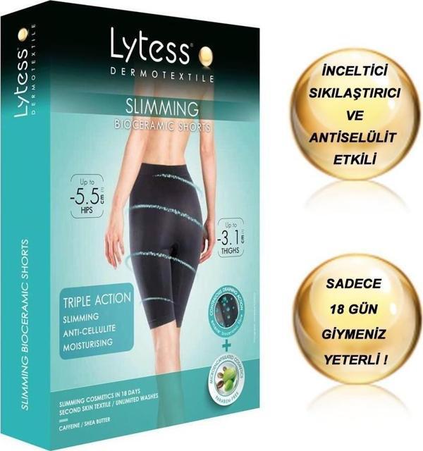 Lytess Slimming Bioceramic Bike Short (S-M) İnceltici ve Sıkılaştırıcı Etkili Şort Tayt - Image 1