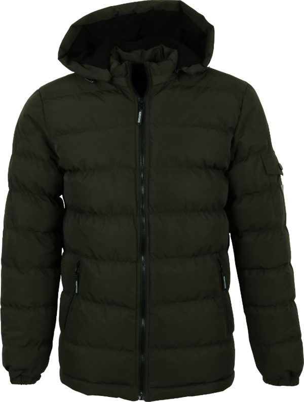 Erkek Dar Kesim Haki Renk Şişme Mont RAR01232 - Image 1