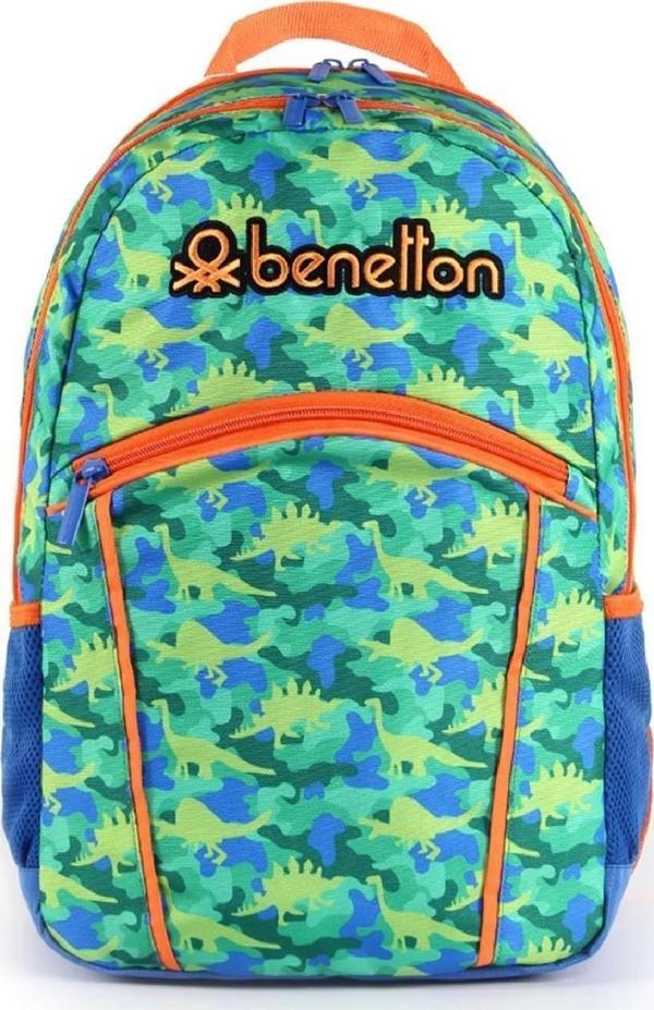 Benetton 3 bölmeli Okul Sırt Çantası 03660 - Image 1