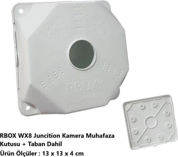 RBOX WX8 Juncition Montaj Buatı Kamera Muhafaza Kutusu Taban Dahil Büyük Boy 10 Adet - Image 1